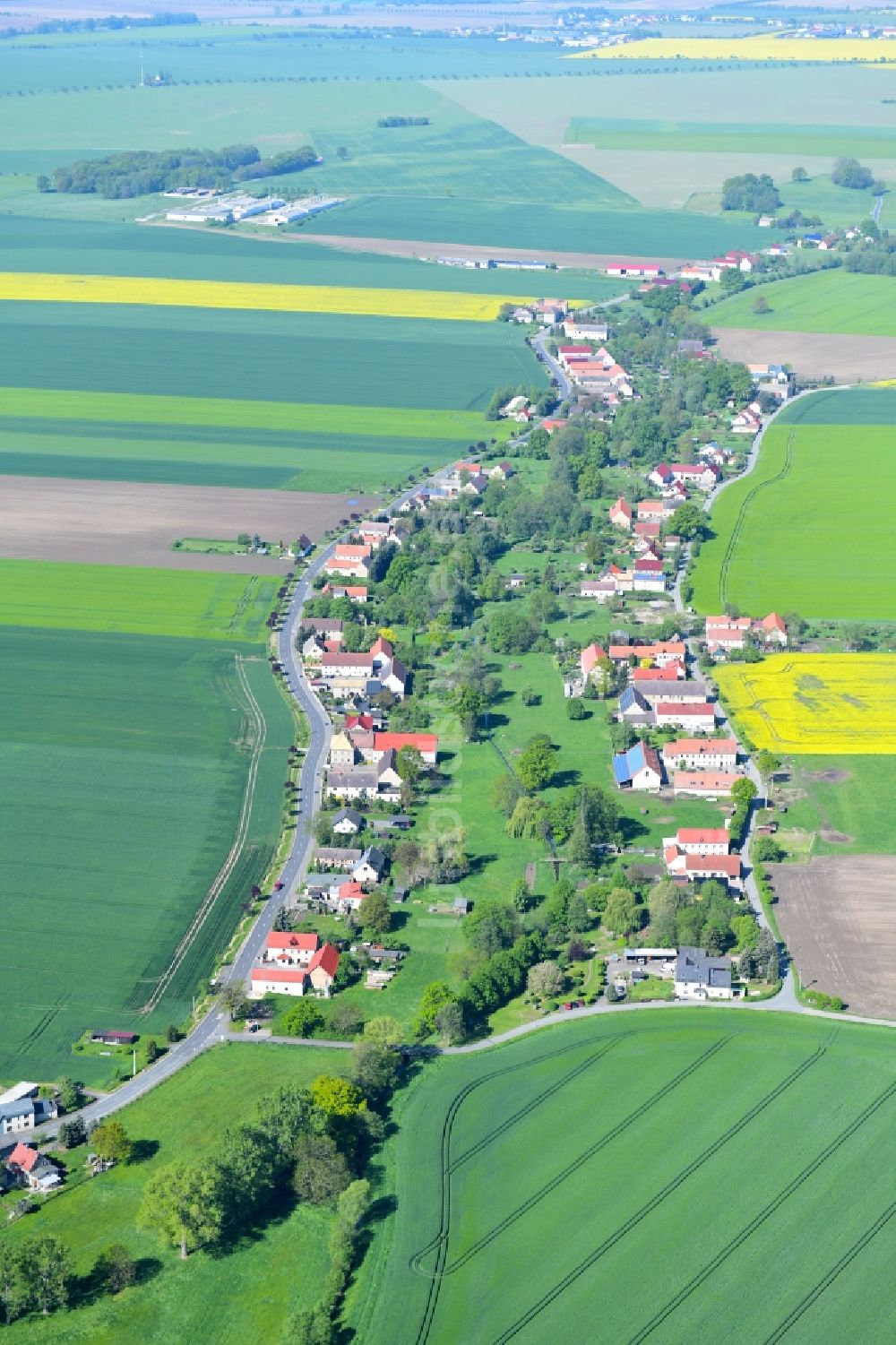 Luftbild Lampertswalde - Gehöft und Bauernhof in Lampertswalde im Bundesland Sachsen, Deutschland