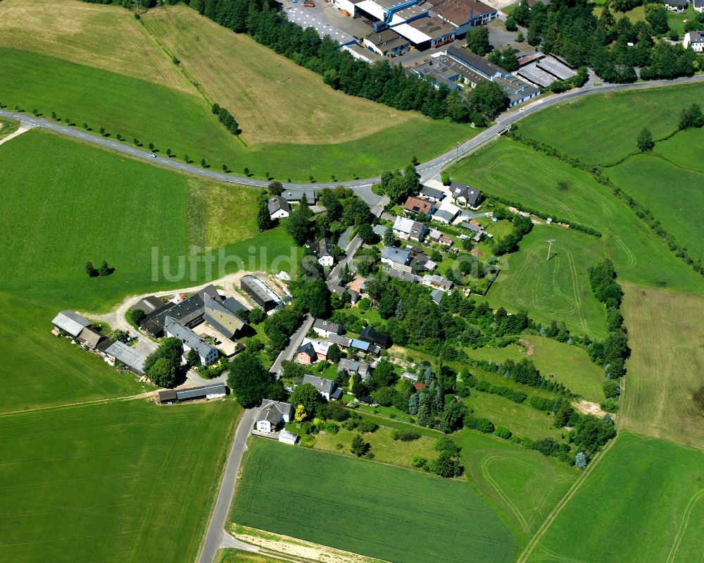Luftbild Martinlamitz - Gehöft und Bauernhof in Martinlamitz im Bundesland Bayern, Deutschland