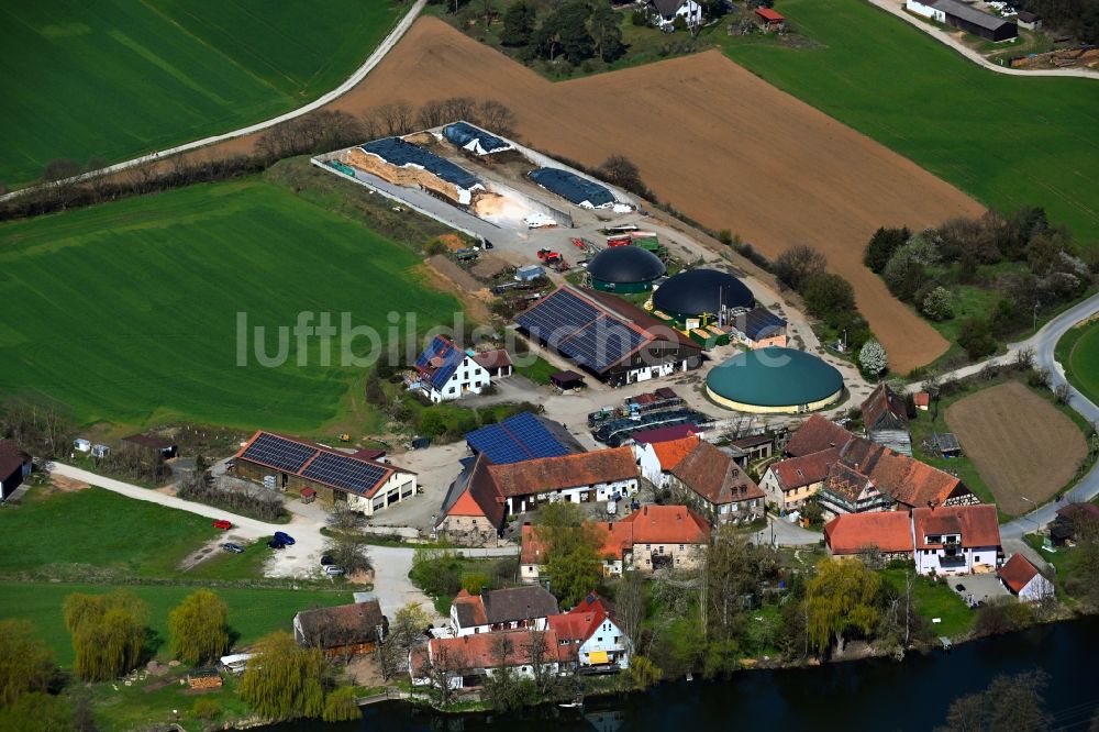 Luftaufnahme Möhrendorf - Gehöft und Bauernhof in Möhrendorf im Bundesland Bayern, Deutschland