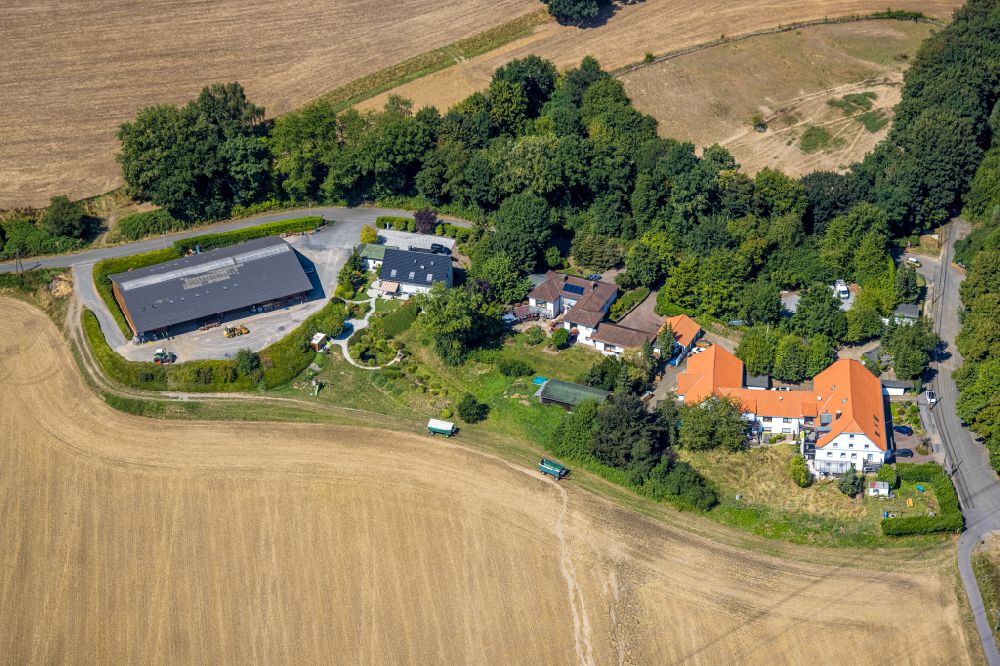 Witten von oben - Gehöft und Bauernhof im Ortsteil Espey in Witten im Bundesland Nordrhein-Westfalen, Deutschland