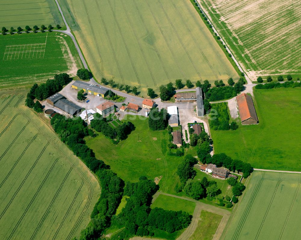 Pfrondorf von oben - Gehöft und Bauernhof in Pfrondorf im Bundesland Baden-Württemberg, Deutschland