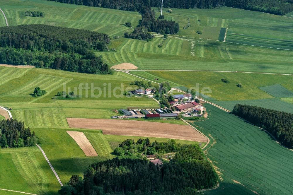 Luftaufnahme Renquishausen - Gehöft und Bauernhof in Renquishausen im Bundesland Baden-Württemberg, Deutschland