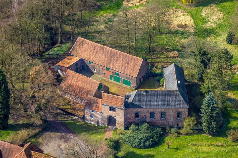 Luftbild Schermbeck - Gehöft und Bauernhof in Schermbeck im Bundesland Nordrhein-Westfalen, Deutschland