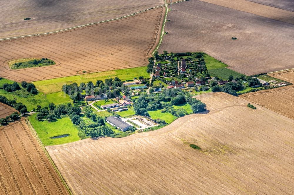 Luftaufnahme Schwarbe - Gehöft und Bauernhof in Schwarbe im Bundesland Mecklenburg-Vorpommern, Deutschland
