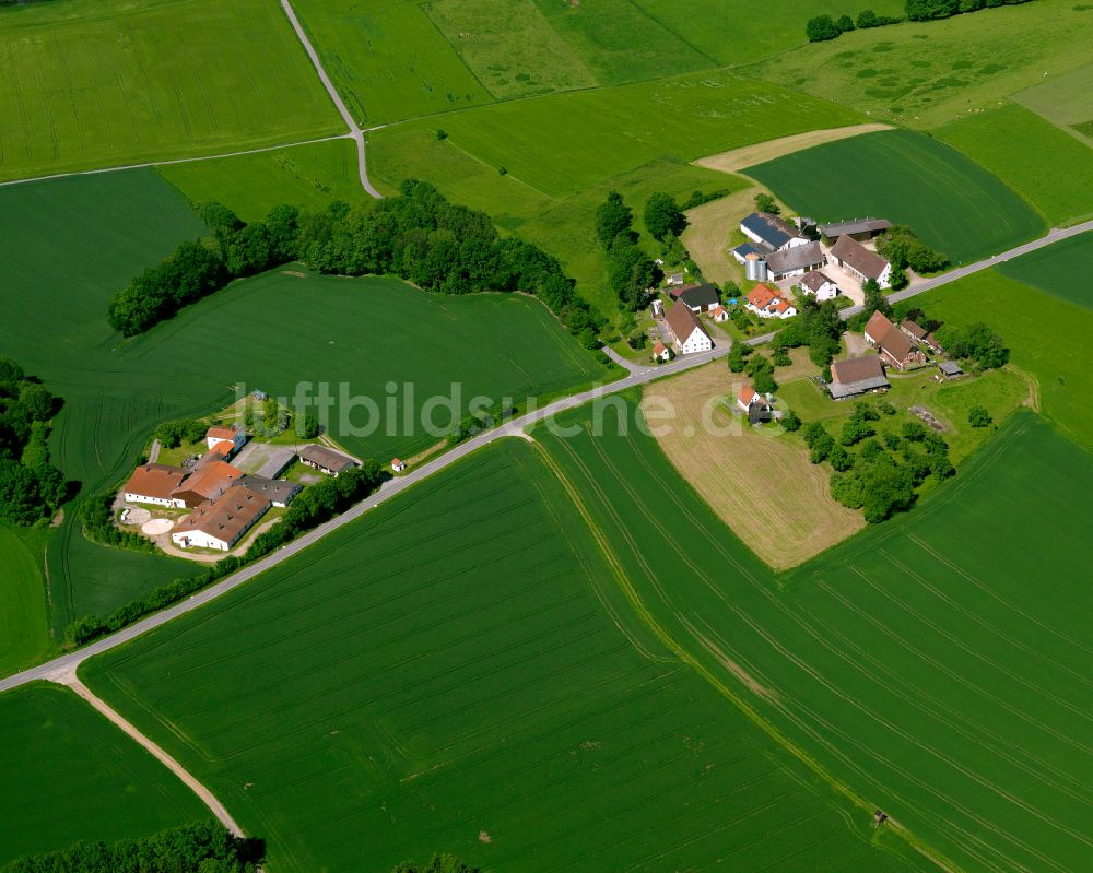 Luftaufnahme Weitenbühl - Gehöft und Bauernhof in Weitenbühl im Bundesland Baden-Württemberg, Deutschland