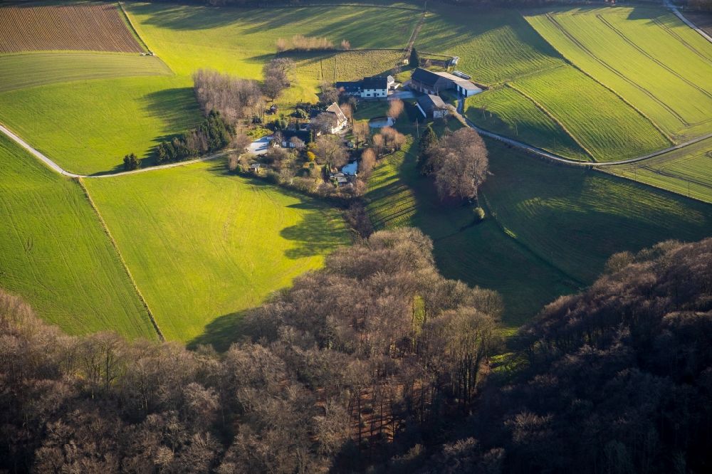 Luftbild Wülfrath - Gehöft und Bauernhof in Wülfrath im Bundesland Nordrhein-Westfalen, Deutschland