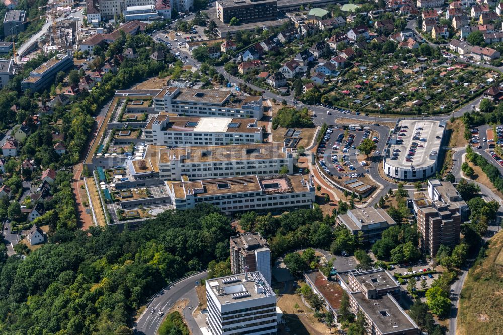 Würzburg von oben - Gelände des Universitätsklinikums Nord in Würzburg im Bundesland Bayern, Deutschland