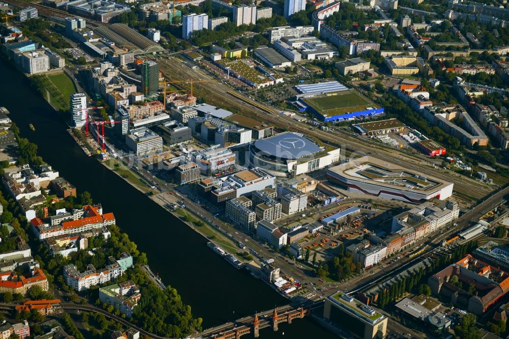 Luftbild Berlin - Gelände des Anschutz Areal im Stadtteil Friedrichshain in Berlin