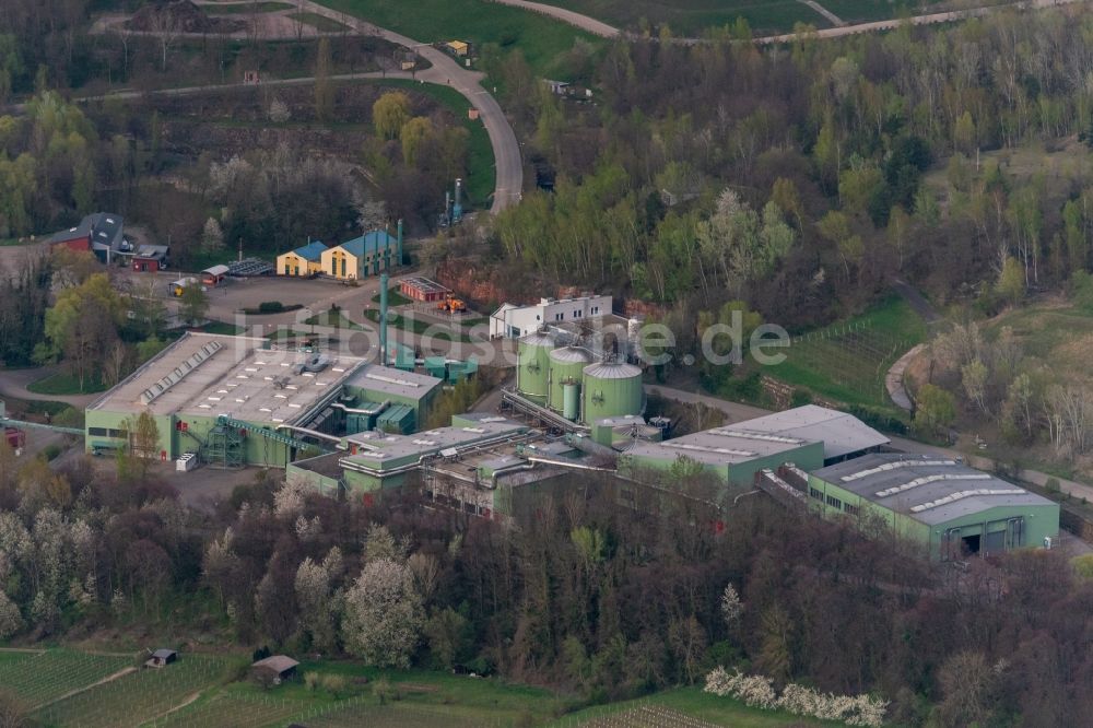 Luftbild Ringsheim - Gelände der aufgeschütteten Mülldeponie ZAK in Ringsheim im Bundesland Baden-Württemberg, Deutschland