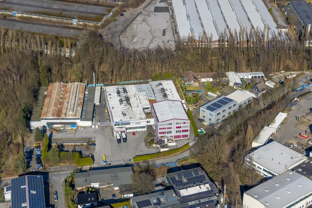 Luftbild Heiligenhaus - Gelände der Bundesanstalt Technisches Hilfswerk - Logistikzentrum Heiligenhaus - in Heiligenhaus im Bundesland Nordrhein-Westfalen
