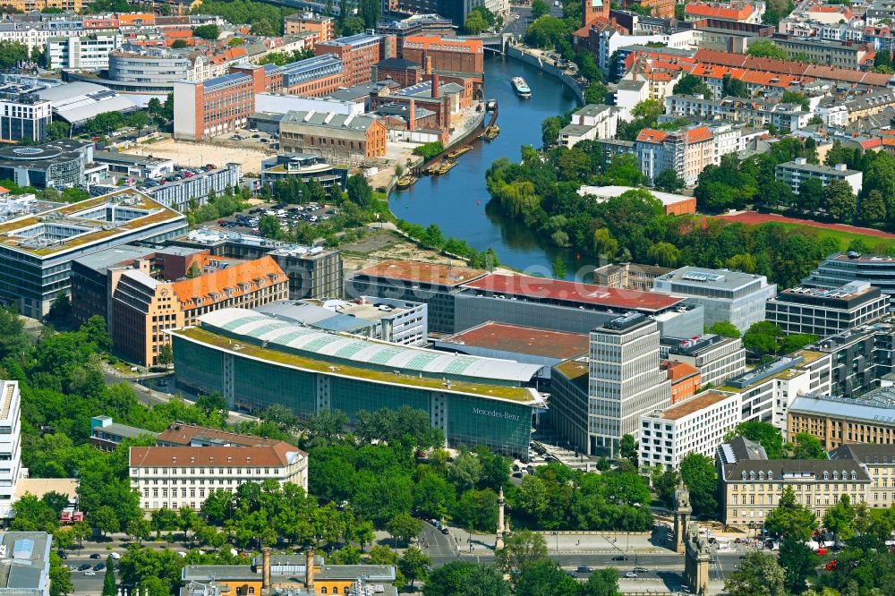 Luftaufnahme Berlin - Gelände der Daimler AG am Salzufer in Charlottenburg in Berlin, Deutschland
