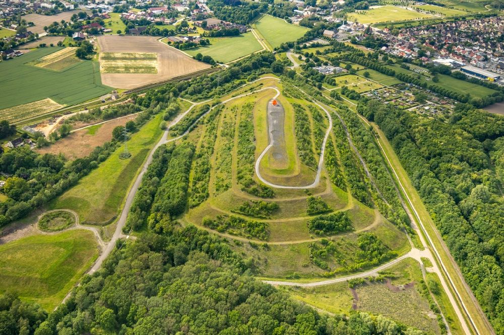 Luftbild Hamm - Gelände der ehemaligen Bergbau- Halde Kissinger Höhe in Hamm im Bundesland Nordrhein-Westfalen, Deutschland
