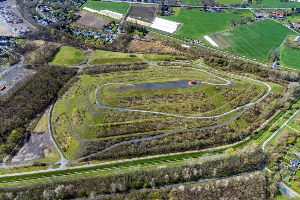 Luftbild Hamm - Gelände der ehemaligen Bergbau- Halde Kissinger Höhe in Hamm im Bundesland Nordrhein-Westfalen, Deutschland