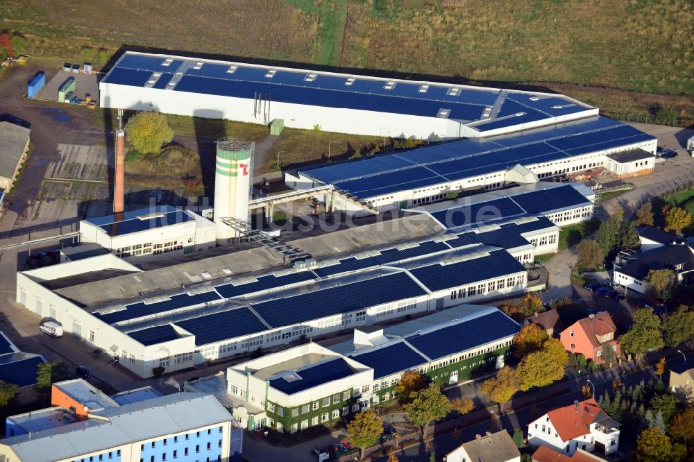 Haldensleben aus der Vogelperspektive: Gelände der Firma Polystal Composites GmbH in Haldensleben im Bundesland Sachsen-Anhalt
