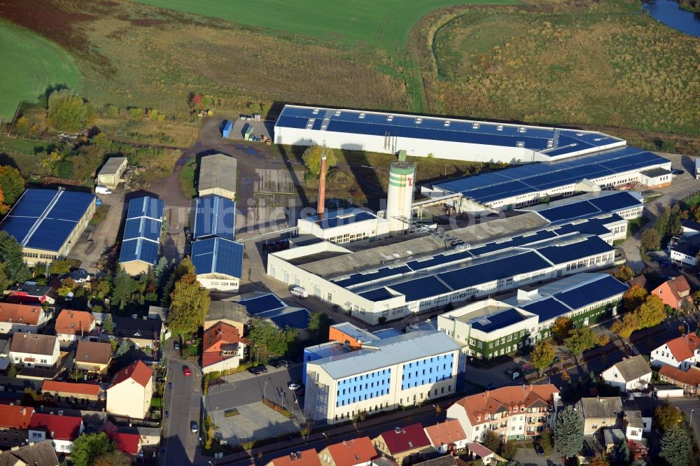 Luftbild Haldensleben - Gelände der Firma Polystal Composites GmbH in Haldensleben im Bundesland Sachsen-Anhalt