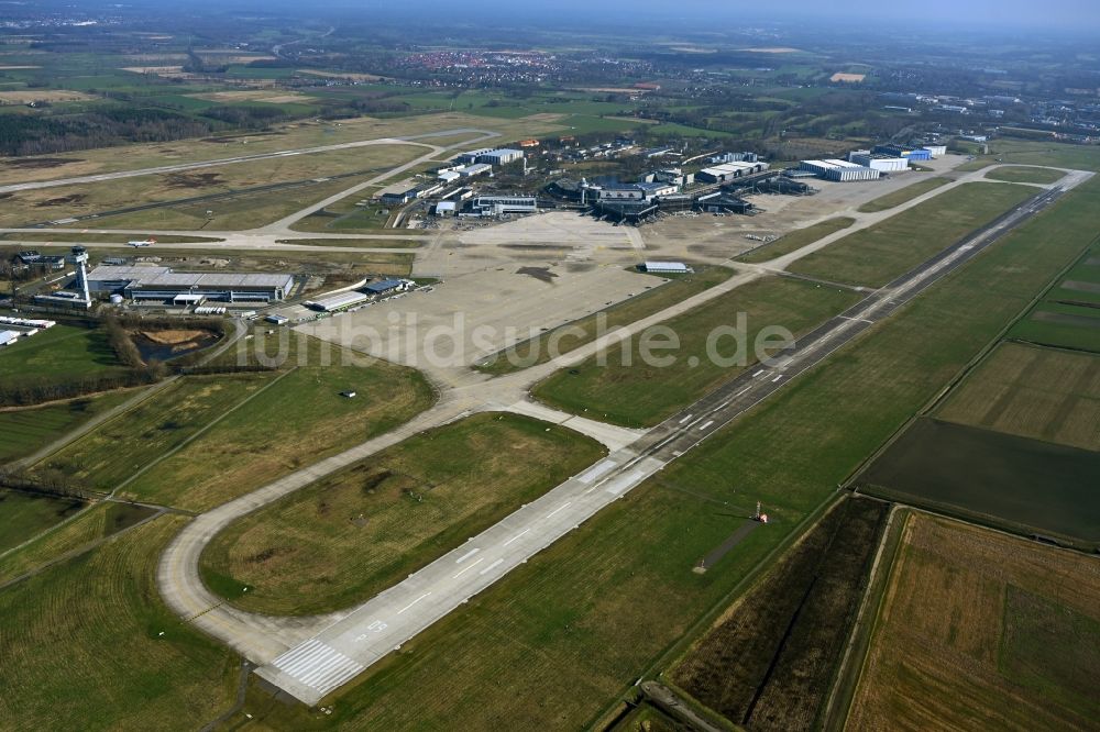 Luftbild Langenhagen - Gelände des Flughafen Hannover in Langenhagen im Bundesland Niedersachsen, Deutschland