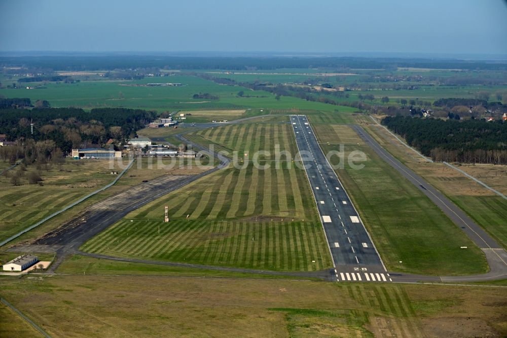 Luftbild Zirchow - Gelände des Flughafen Heringsdorf in Zirchow im Bundesland Mecklenburg-Vorpommern