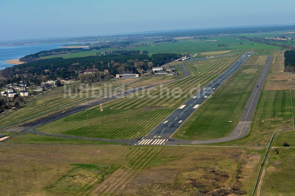 Luftaufnahme Zirchow - Gelände des Flughafen Heringsdorf in Zirchow im Bundesland Mecklenburg-Vorpommern