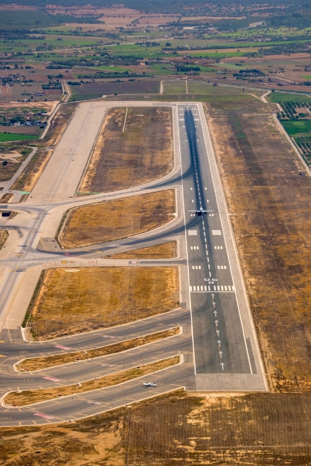 Luftaufnahme Palma - Gelände des Flughafen Sant Joan in Palma in Balearische Insel Mallorca, Spanien