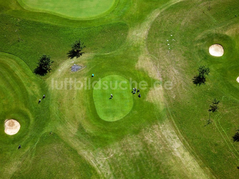 Stühlingen von oben - Gelände des Golfclub Obere Alp bei Stühlingen im Bundesland Baden-Württemberg