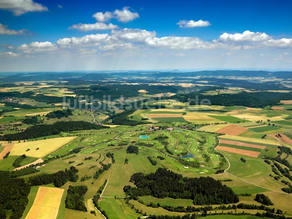 Stühlingen aus der Vogelperspektive: Gelände des Golfclub Obere Alp bei Stühlingen im Bundesland Baden-Württemberg
