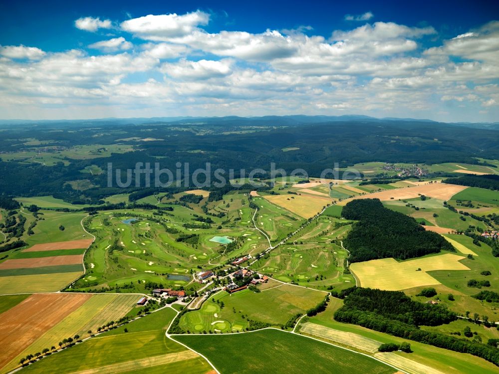 Stühlingen von oben - Gelände des Golfclub Obere Alp bei Stühlingen im Bundesland Baden-Württemberg