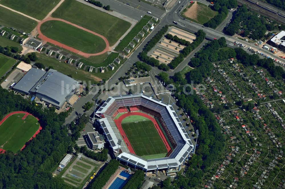 Luftbild Nürnberg - Gelände am Grundig Stadion in Nürnberg im Bundesland Bayern