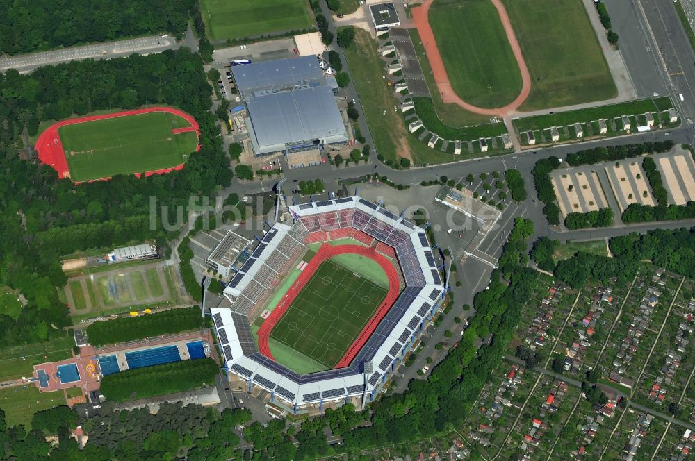 Luftaufnahme Nürnberg - Gelände am Grundig Stadion in Nürnberg im Bundesland Bayern