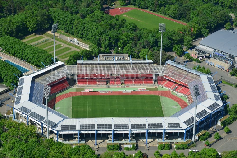 Luftbild Nürnberg - Gelände am Grundig Stadion in Nürnberg im Bundesland Bayern