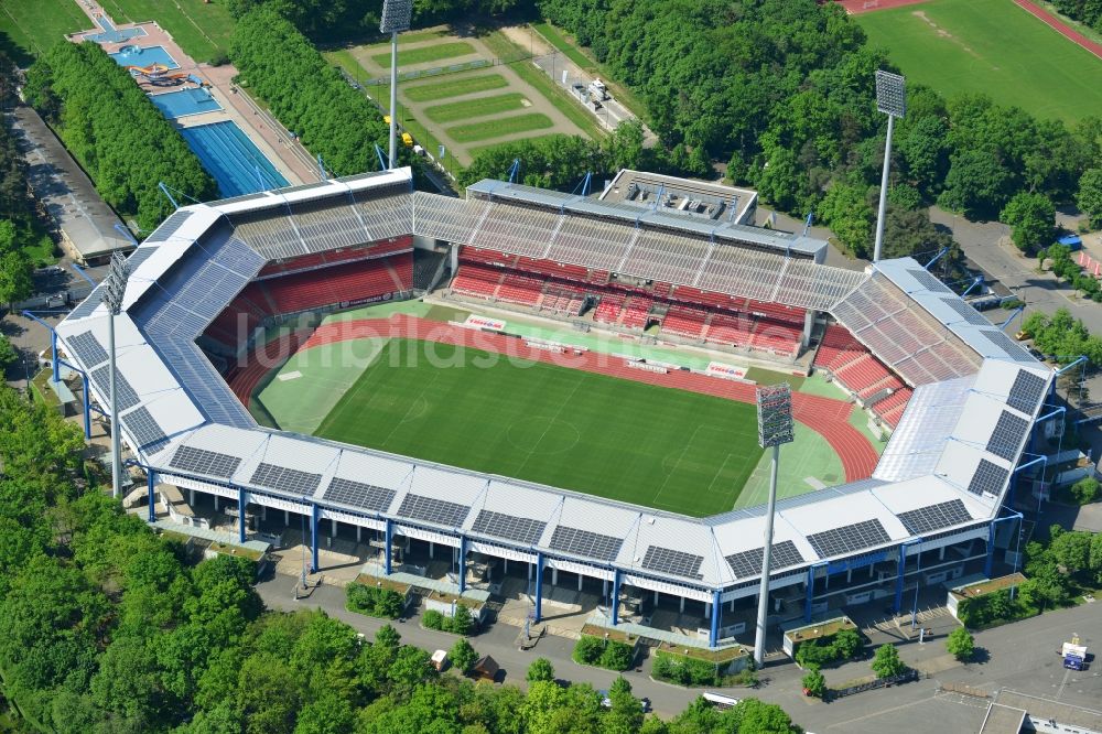 Luftaufnahme Nürnberg - Gelände am Grundig Stadion in Nürnberg im Bundesland Bayern