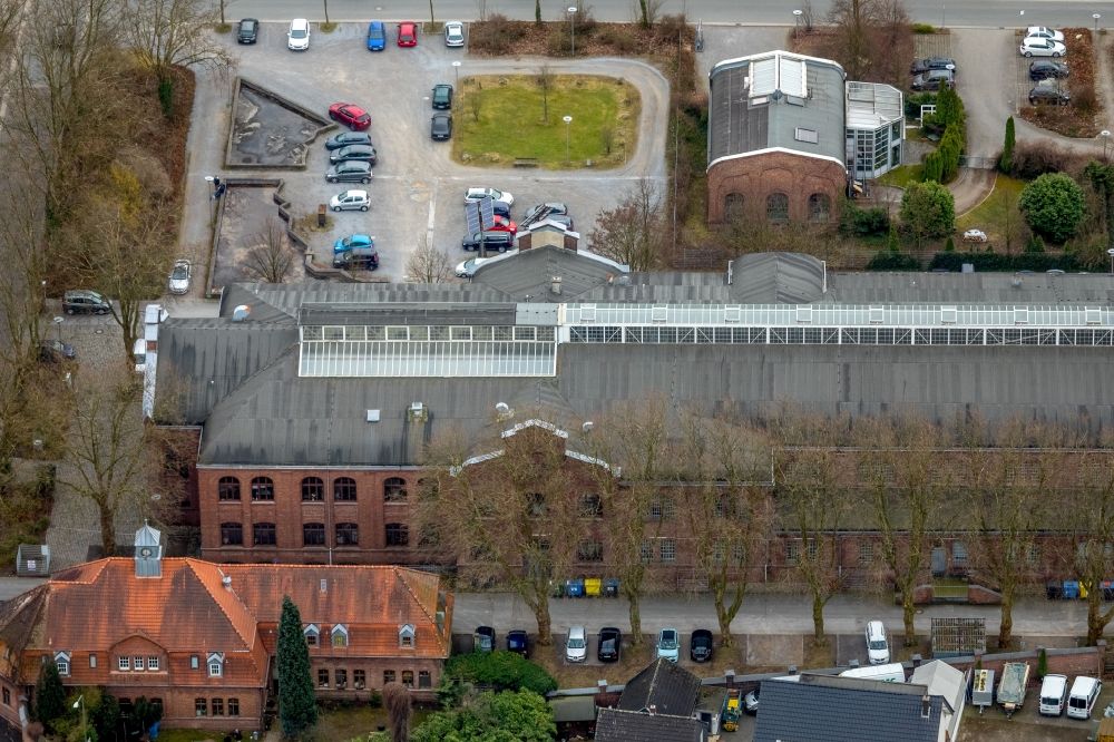 Luftbild Bottrop - Gelände der Hilfsorganisation G.I.B. - Gesellschaft für innovative Beschäftigungsförderung mbH in Bottrop im Bundesland Nordrhein-Westfalen, Deutschland