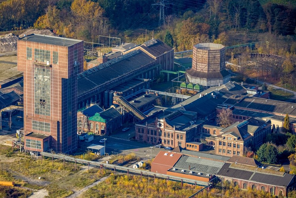 Luftbild Hamm - Gelände der Industrie- Ruine Zeche Heinrich Robert in Hamm im Bundesland Nordrhein-Westfalen, Deutschland