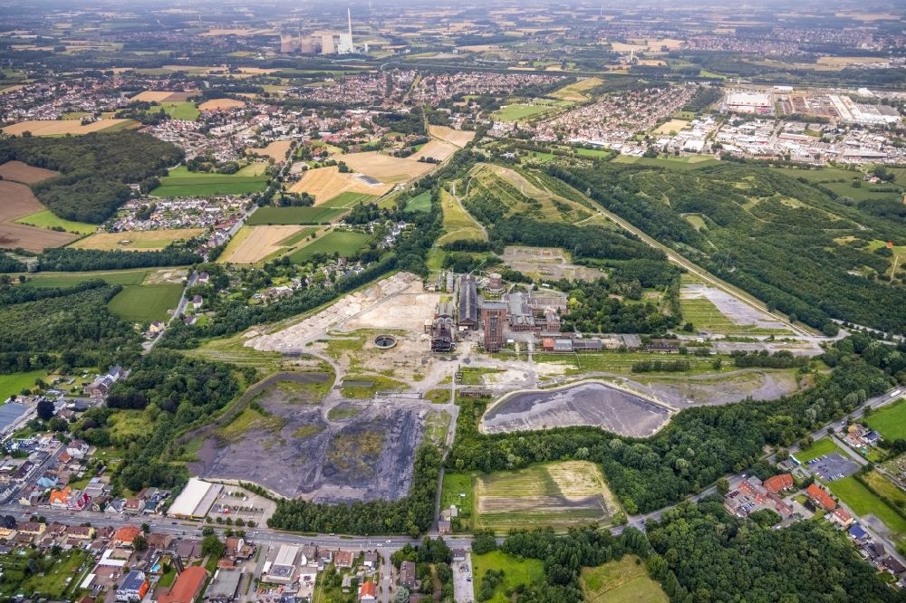 Luftbild Hamm - Gelände der Industrie- Ruine Zeche Heinrich Robert in Wiescherhöfen im Bundesland Nordrhein-Westfalen, Deutschland