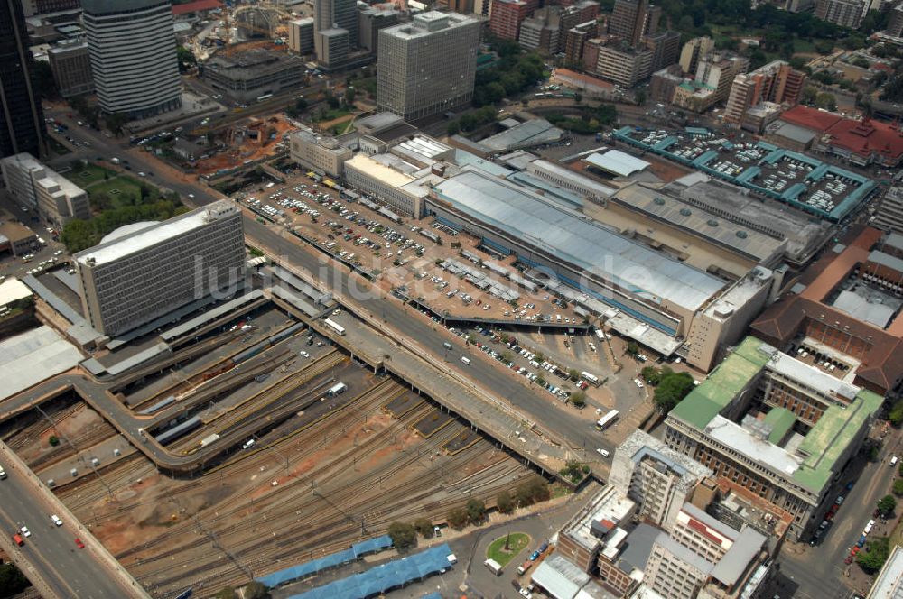 JOHANNESBURG von oben - Gelände der Johannesburg Park Station