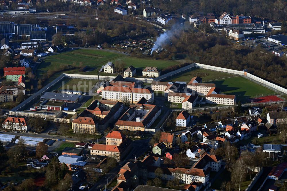 Luftbild Bayreuth - Gelände der Justizvollzugsanstalt JVA in Bayreuth im Bundesland Bayern