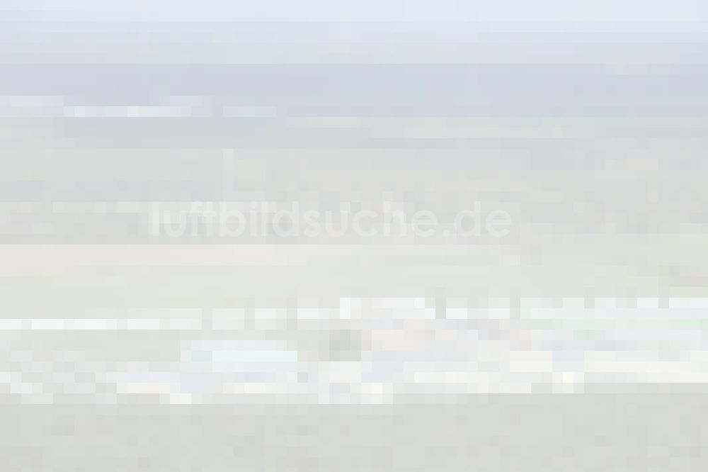 Luftaufnahme Burg - Gelände der Justizvollzugsanstalt JVA in Burg im Bundesland Sachsen-Anhalt