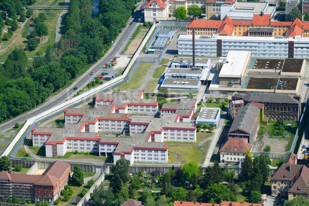 Luftbild Nürnberg - Gelände der Justizvollzugsanstalt JVA Nürnberg - Jugendarrest an der Mannertstraße in Nürnberg im Bundesland Bayern, Deutschland