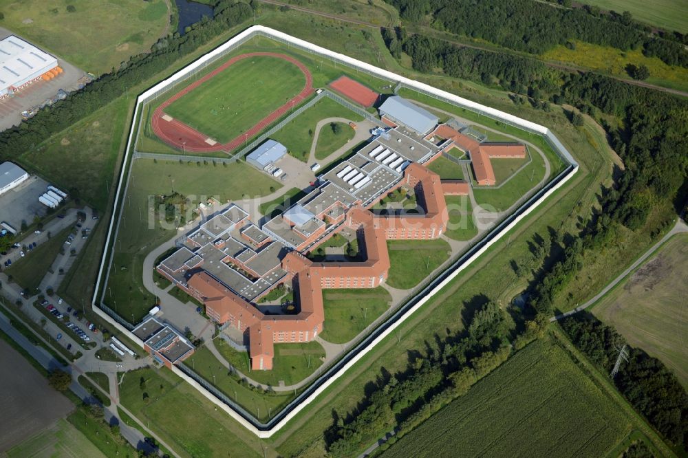 Luftbild Sehnde - Gelände der Justizvollzugsanstalt JVA in Sehnde im Bundesland Niedersachsen