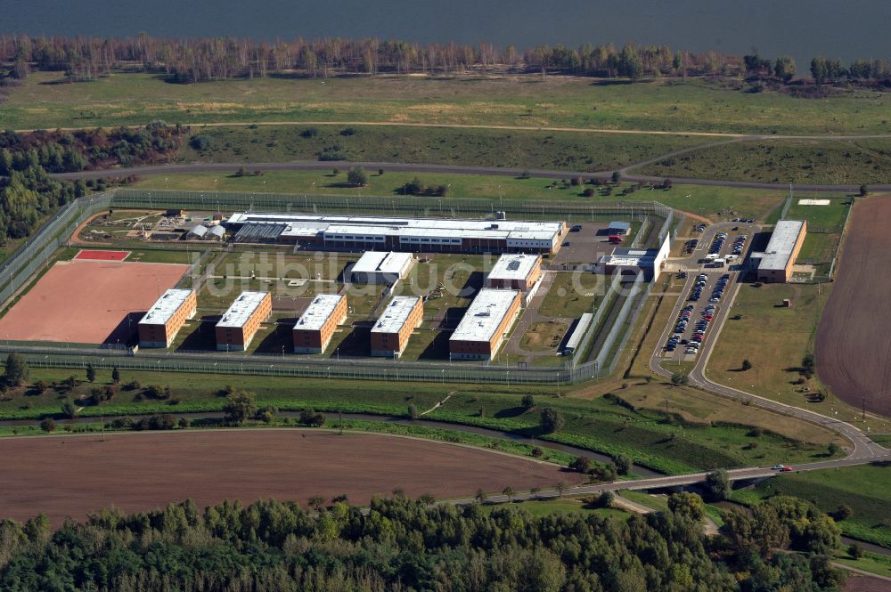 Luftaufnahme Regis-Breitingen - Gelände der JVA Jugendstrafanstalt in Regis- Breitingen im Bundesland Sachsen