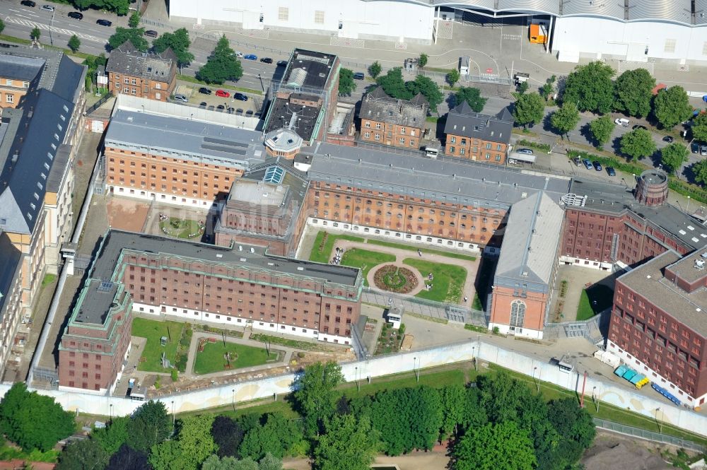 Luftaufnahme Hamburg - Gelände der JVA Untersuchungshaftanstalt Hamburg