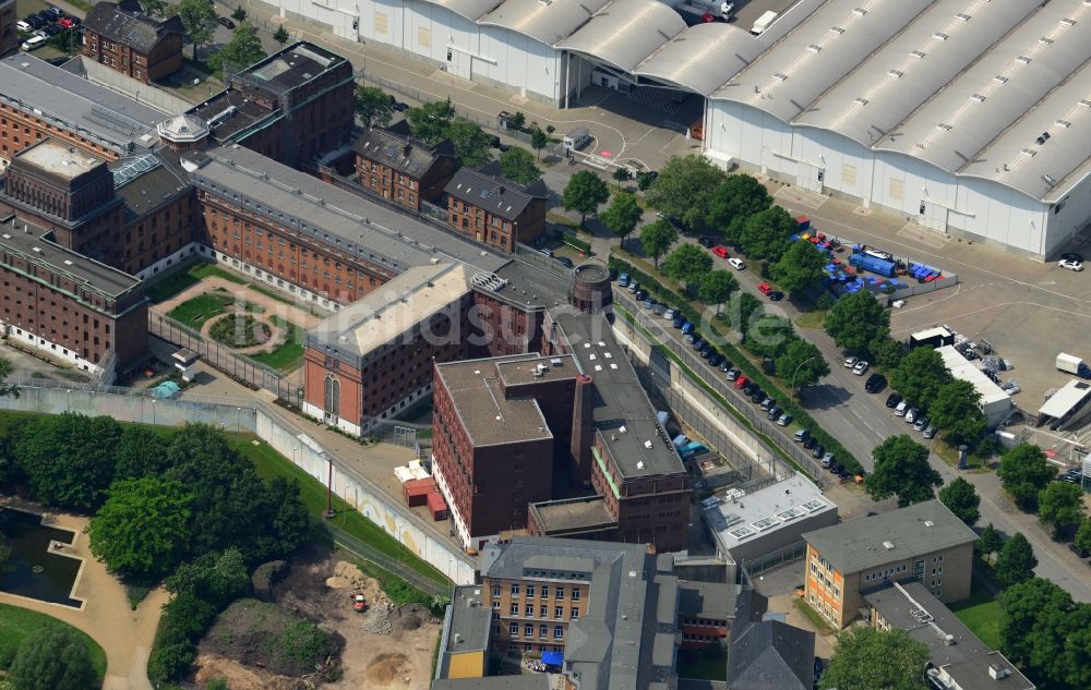 Luftbild Hamburg - Gelände der JVA Untersuchungshaftanstalt Hamburg