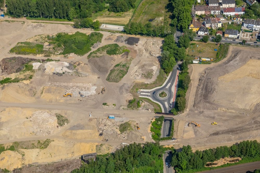 Luftaufnahme Gelsenkirchen - Gelände des künftigen Industriepark Schalker Verein in Gelsenkirchen im Bundesland Nordrhein-Westfalen