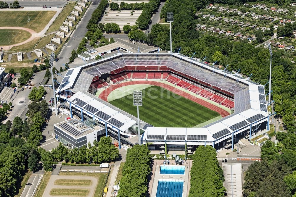 Luftbild Nürnberg - Gelände am Max- Morlock- Stadion in Nürnberg im Bundesland Bayern