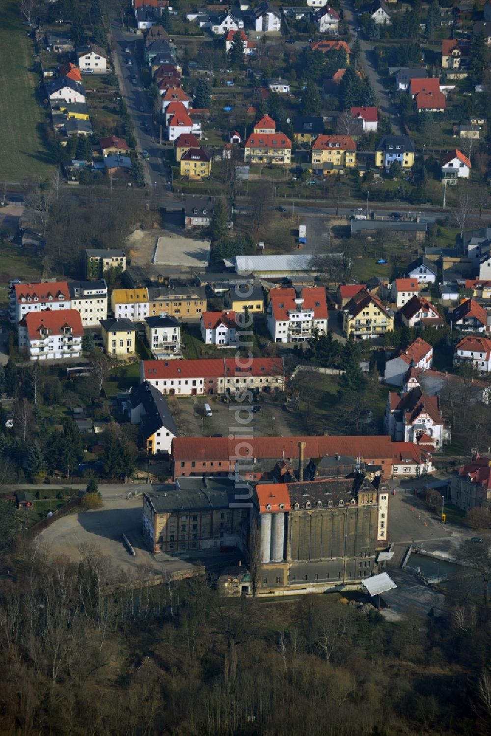 Luftbild Stahmeln - Gelände der Mühlenwerke Stahmeln bei Leipzig im Bundesland Sachsen