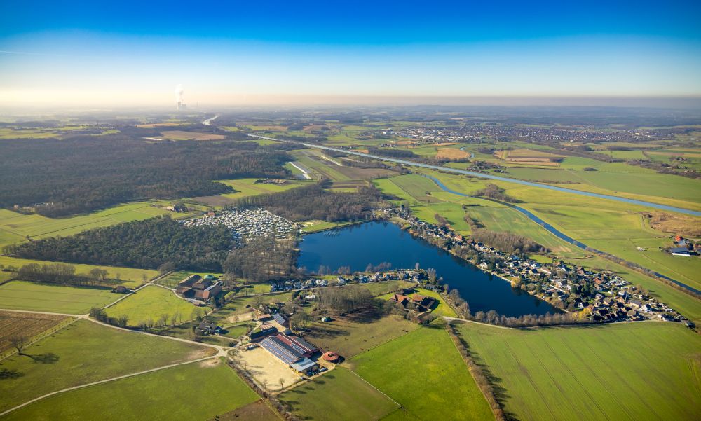 Luftbild Ternsche - Gelände des Reitverein Pferdefreunde Stevertal e. V. in Ternsche im Bundesland Nordrhein-Westfalen, Deutschland