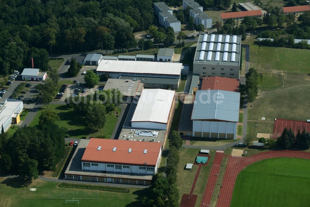 Luftbild Grünheide (Mark) - Gelände und Sportanlagen des Bundesleistungszentrums Kienbaum in der Gemeinde Grünheide (Mark) im Bundesland Brandenburg