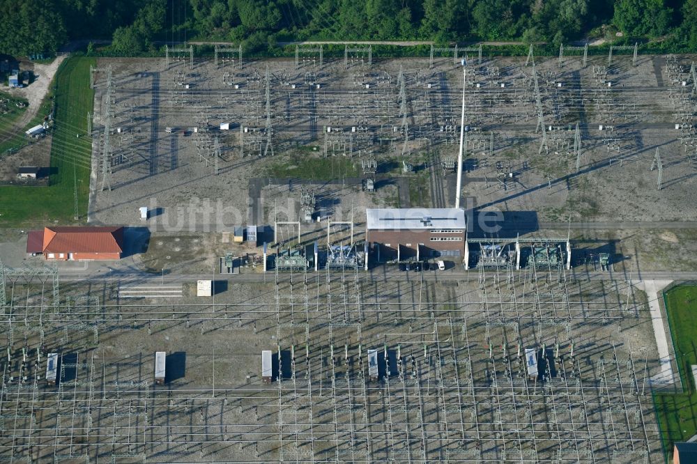 Luftaufnahme Hamburg - Gelände des Umspannwerkes am Hegenredder in Hamburg, Deutschland