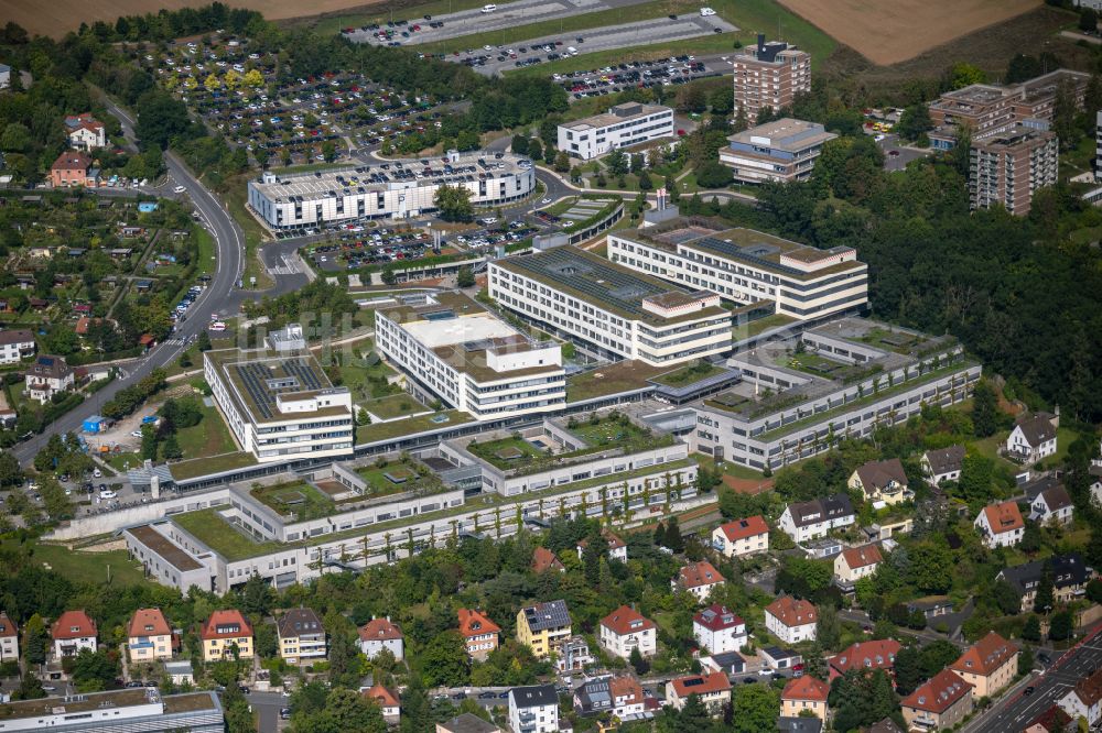 Würzburg von oben - Gelände des Universitätsklinikums Nord in Würzburg im Bundesland Bayern, Deutschland