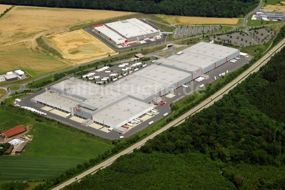 Luftbild Möckmühl - Gelände des Zentrums Kaufland Logistik Möckmühl in Möckmühl im Bundesland Baden-Württemberg, Deutschland