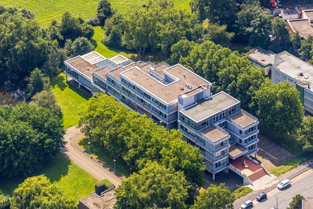 Luftbild Hamm - Gerichts- Gebäudekomplex des Landesarbeitsgericht Hamm an der Marker Allee in Hamm im Bundesland Nordrhein-Westfalen, Deutschland